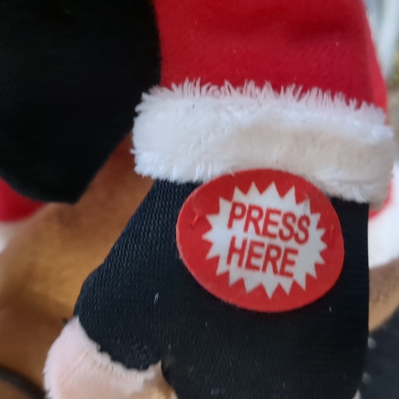 BEVERLY HILLS TOY CO* motorcycle Santa singing engine revving Santa is coming to - Picture 4 of 11